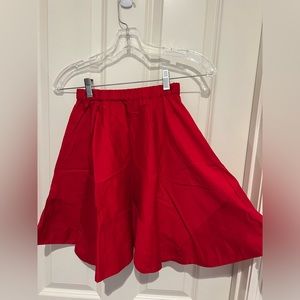 Jcrew crewcuts red skirt
